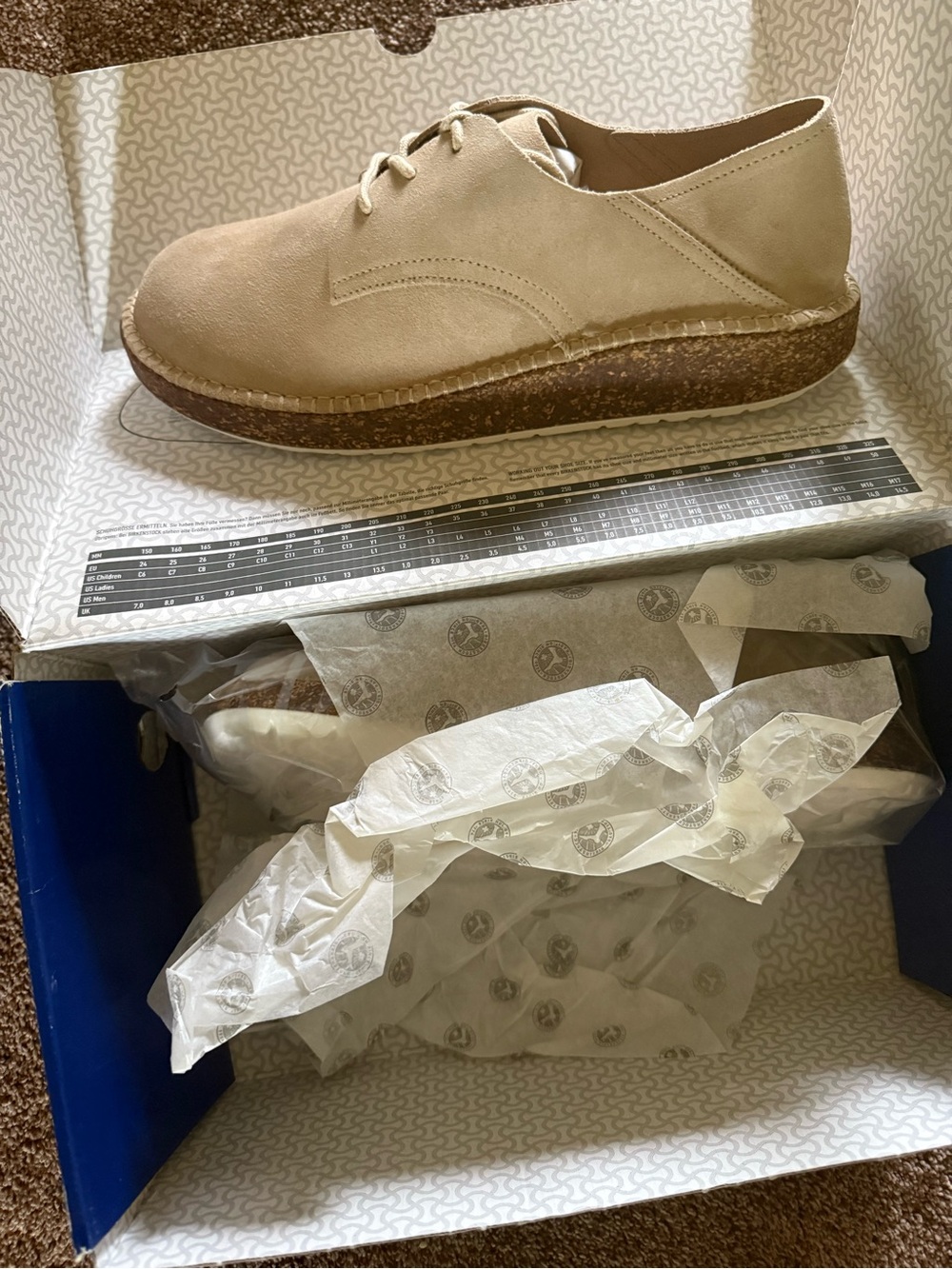 Birkenstock Gary Sand Suede Shoe
